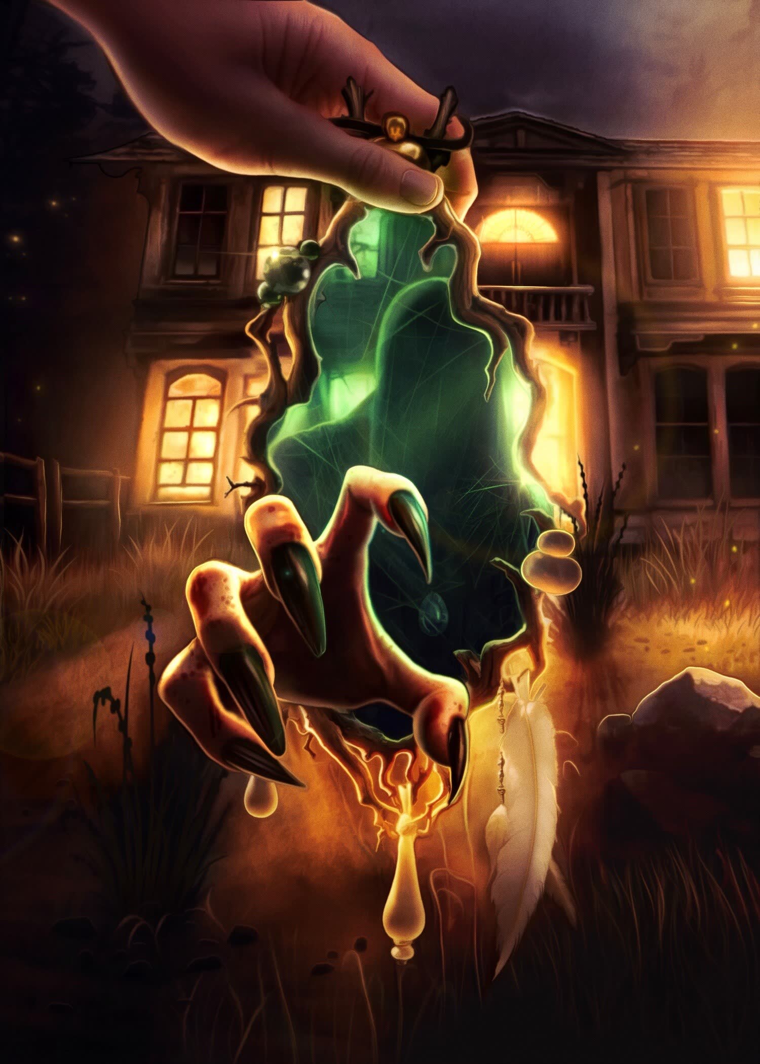 The Veiled Ones PC game cover art by Jeremy Olenski